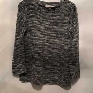 Loft black/white sweater